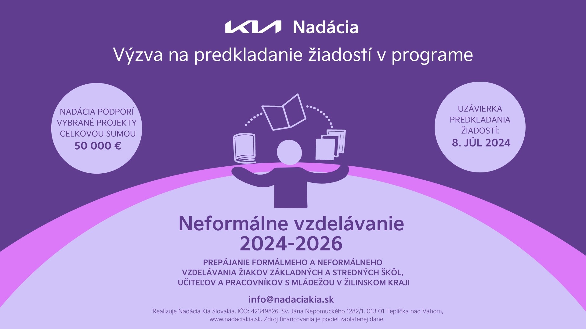 Neformálne vzdelávanie 2024-2026 Nadácia Kia Slovakia